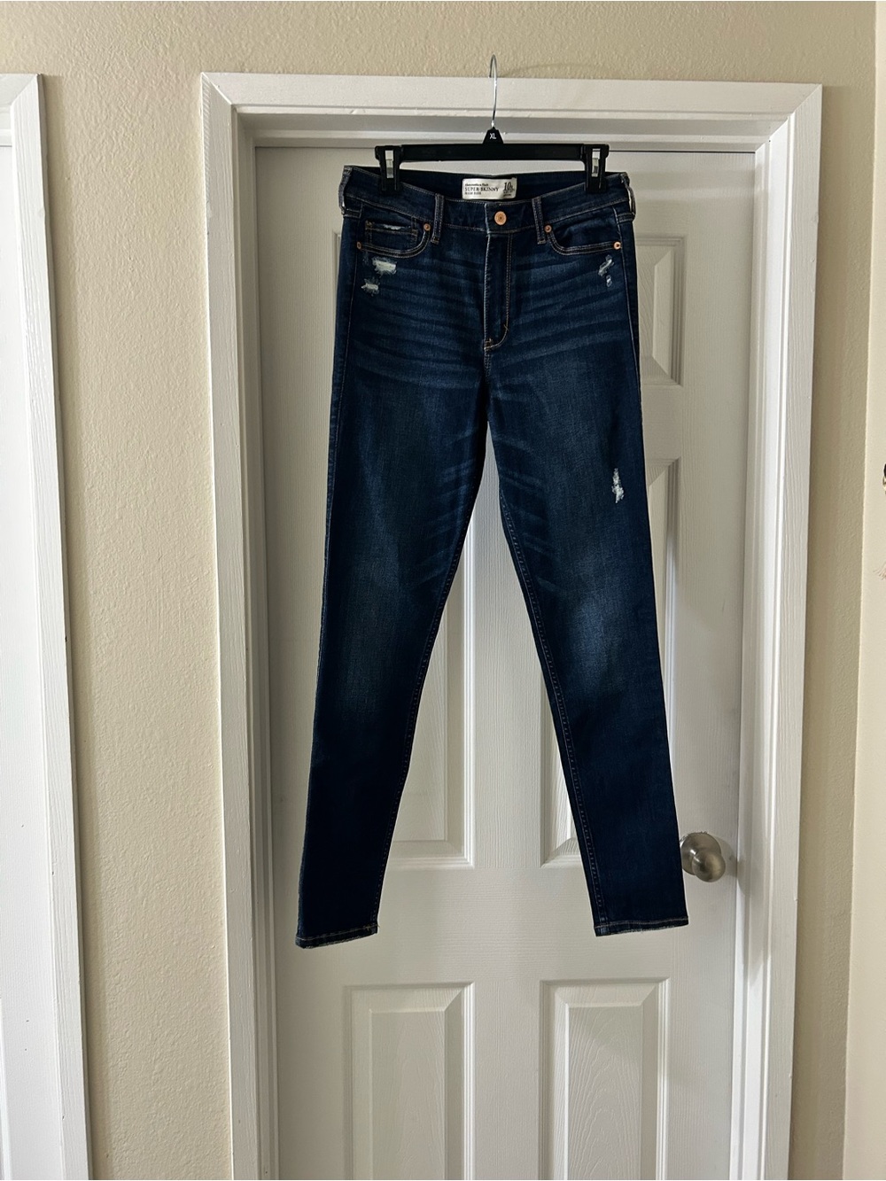 Women’s Dark Blue Skinny Jeans - Classic Stretch Denim